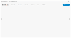 Desktop Screenshot of bfonics.com
